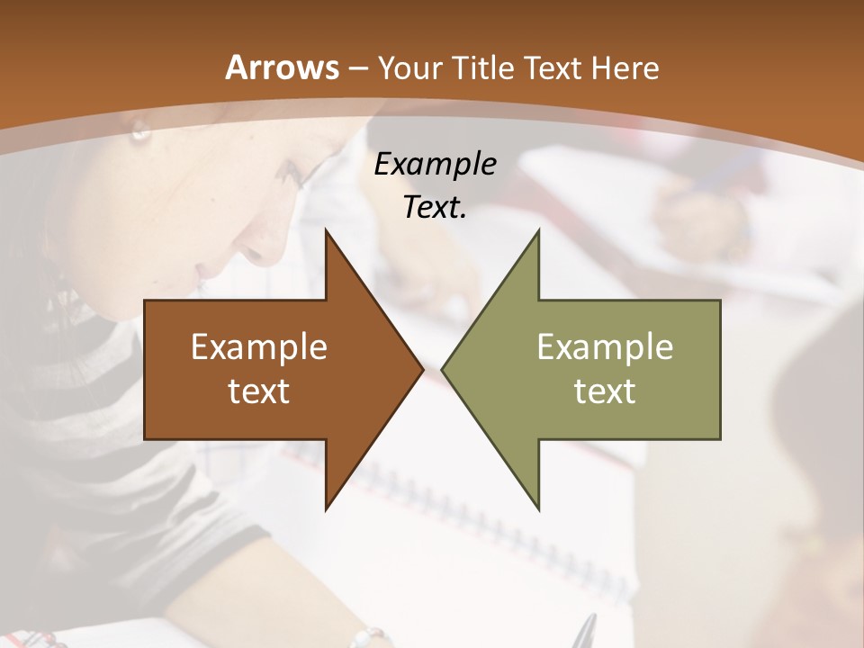 Group Of Students At The Library Studying PowerPoint Template
