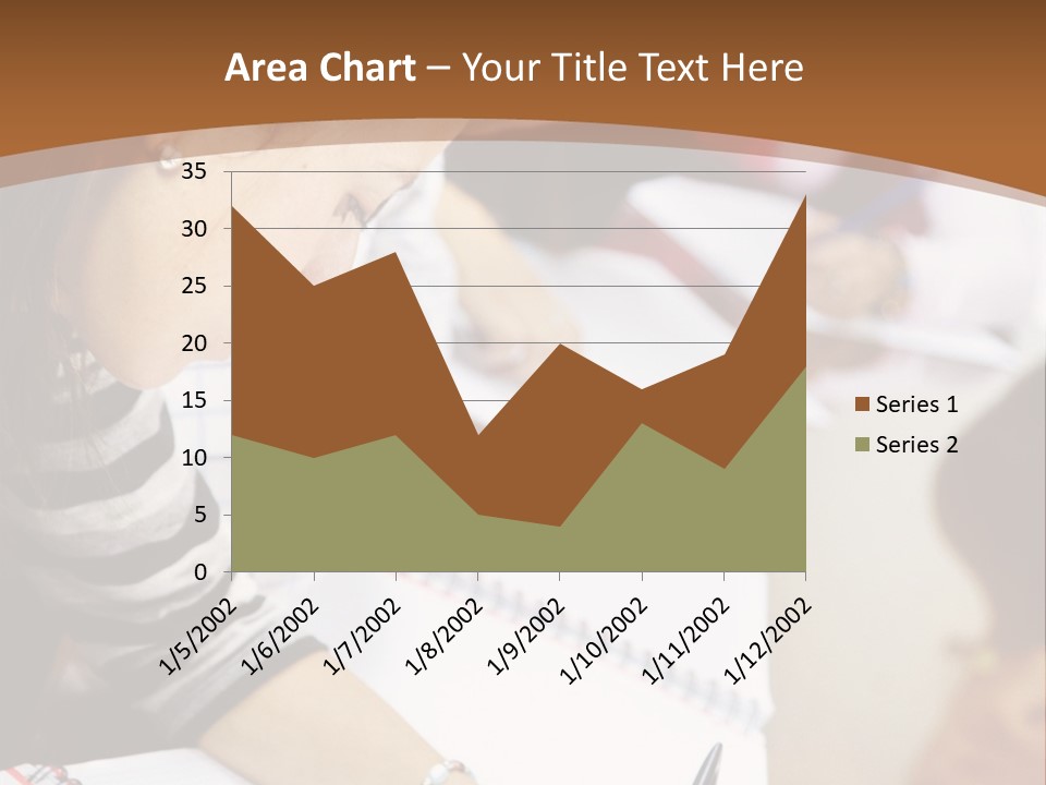 Group Of Students At The Library Studying PowerPoint Template