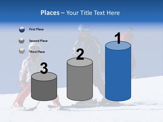 Happy Skiing Family PowerPoint Template