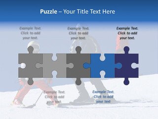 Happy Skiing Family PowerPoint Template