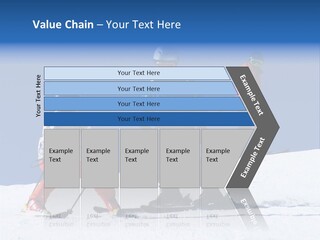 Happy Skiing Family PowerPoint Template