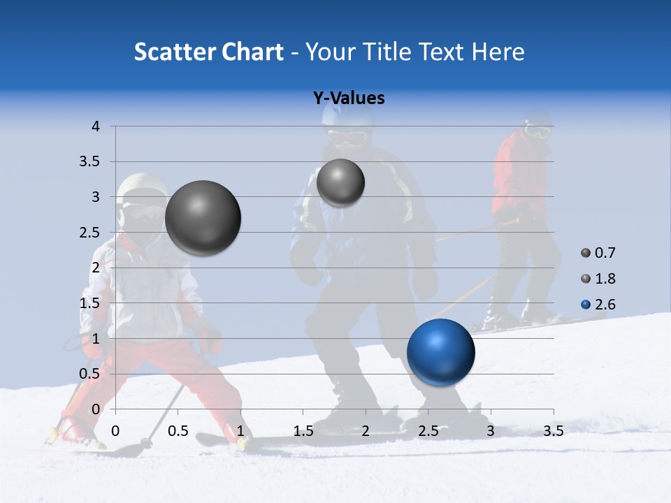 Happy Skiing Family PowerPoint Template