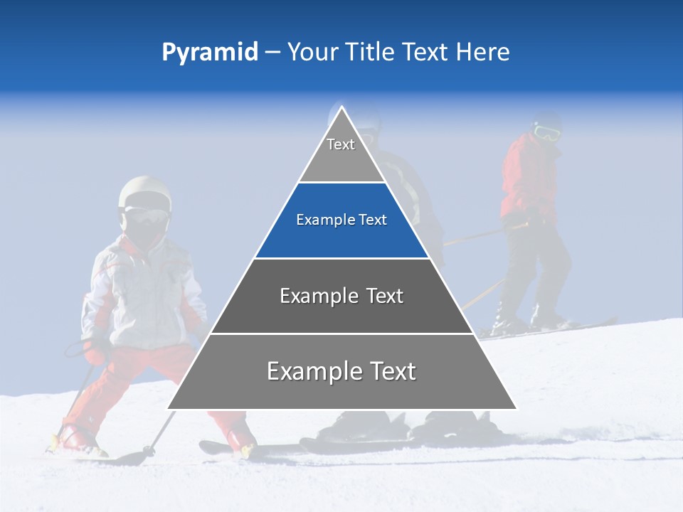 Happy Skiing Family PowerPoint Template