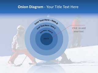 Happy Skiing Family PowerPoint Template