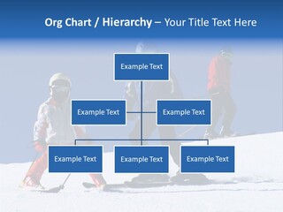 Happy Skiing Family PowerPoint Template