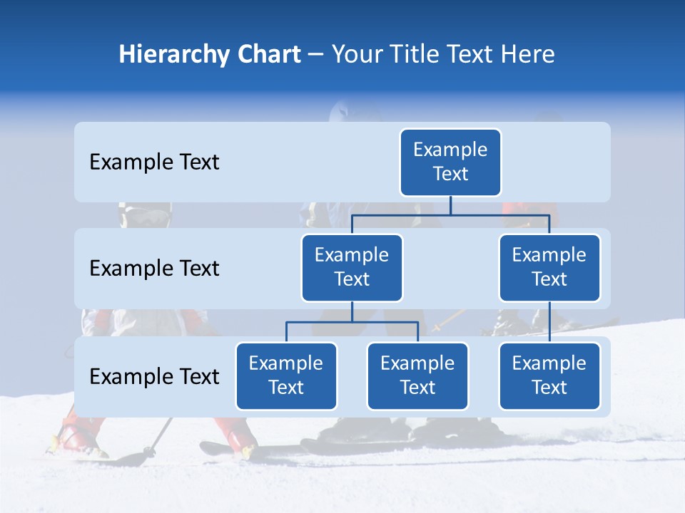 Happy Skiing Family PowerPoint Template