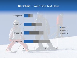 Happy Skiing Family PowerPoint Template