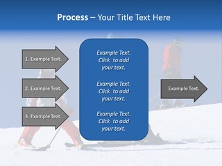 Happy Skiing Family PowerPoint Template