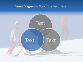 Happy Skiing Family PowerPoint Template
