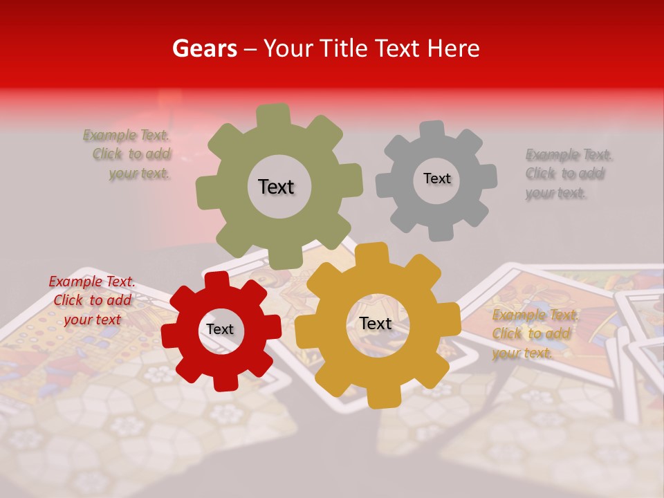 Tarot Cards And Burning Candle PowerPoint Template