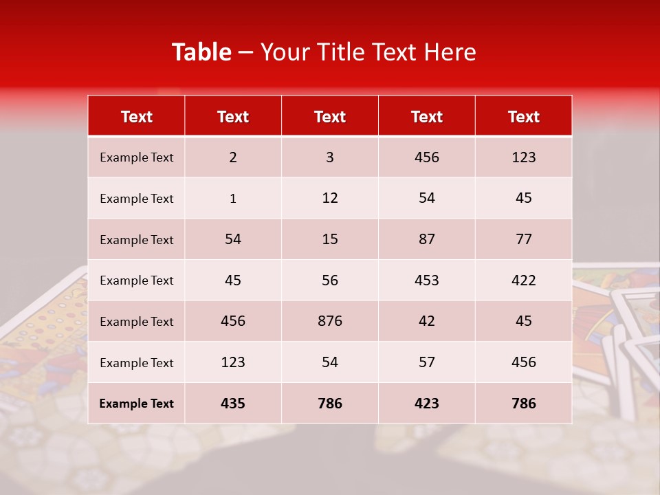 Tarot Cards And Burning Candle PowerPoint Template