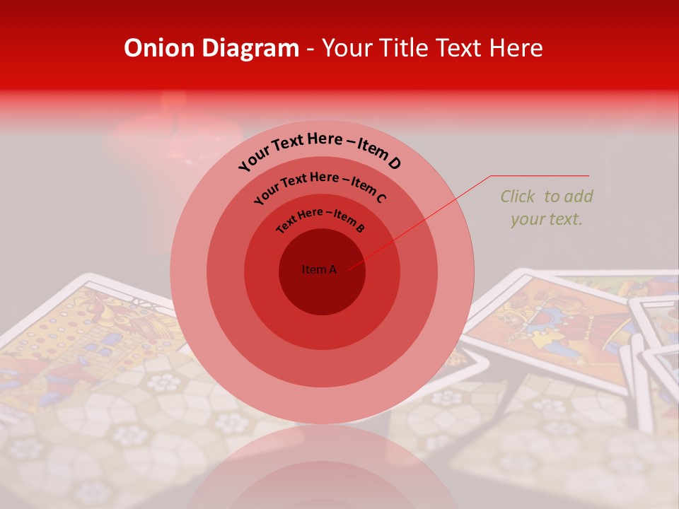 Tarot Cards And Burning Candle PowerPoint Template