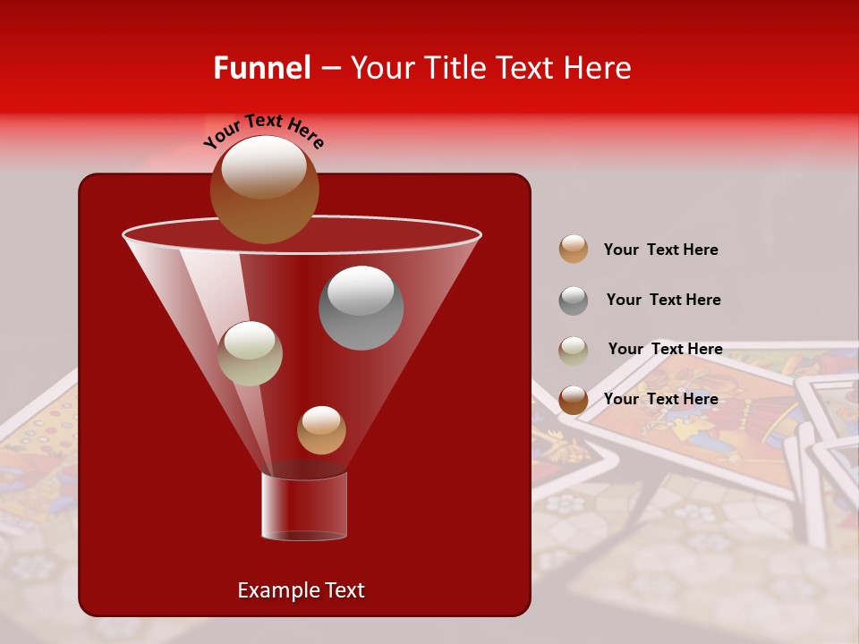 Tarot Cards And Burning Candle PowerPoint Template