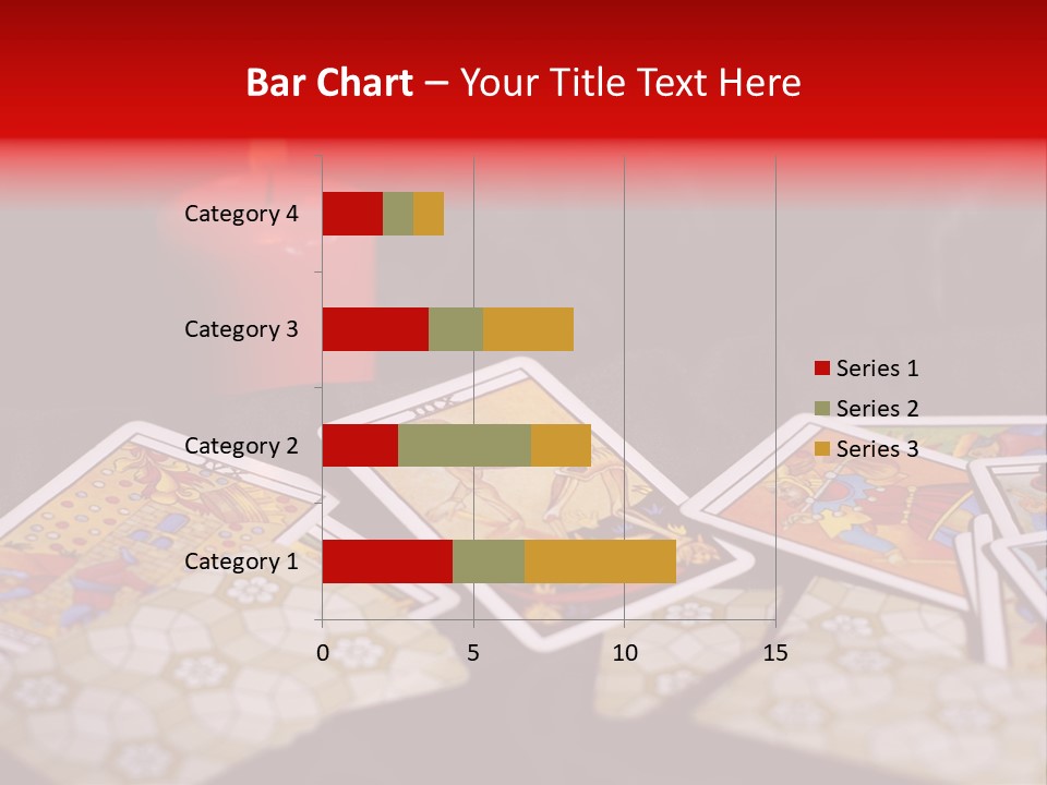 Tarot Cards And Burning Candle PowerPoint Template
