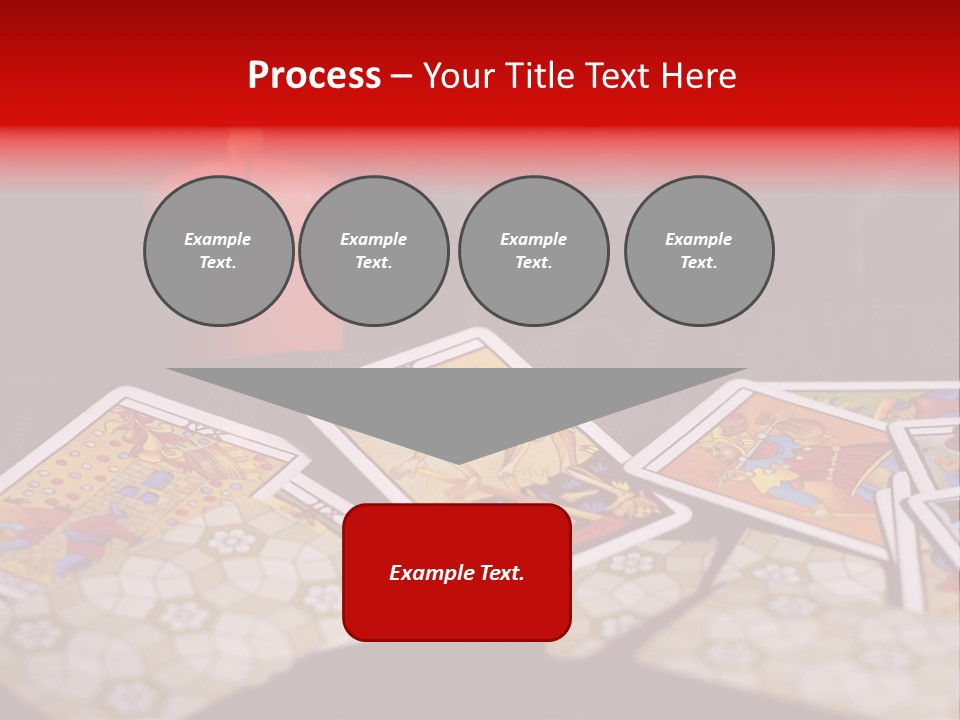 Tarot Cards And Burning Candle PowerPoint Template