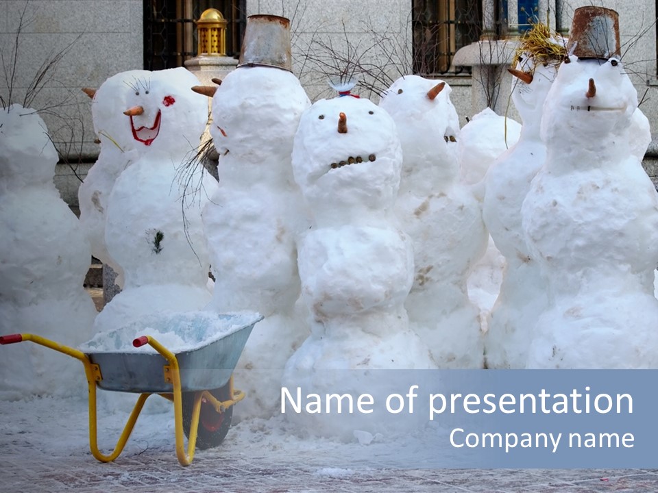 Snowballs-Tradition Al A Winter Entertainment PowerPoint Template