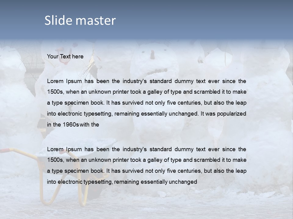 Snowballs-Tradition Al A Winter Entertainment PowerPoint Template