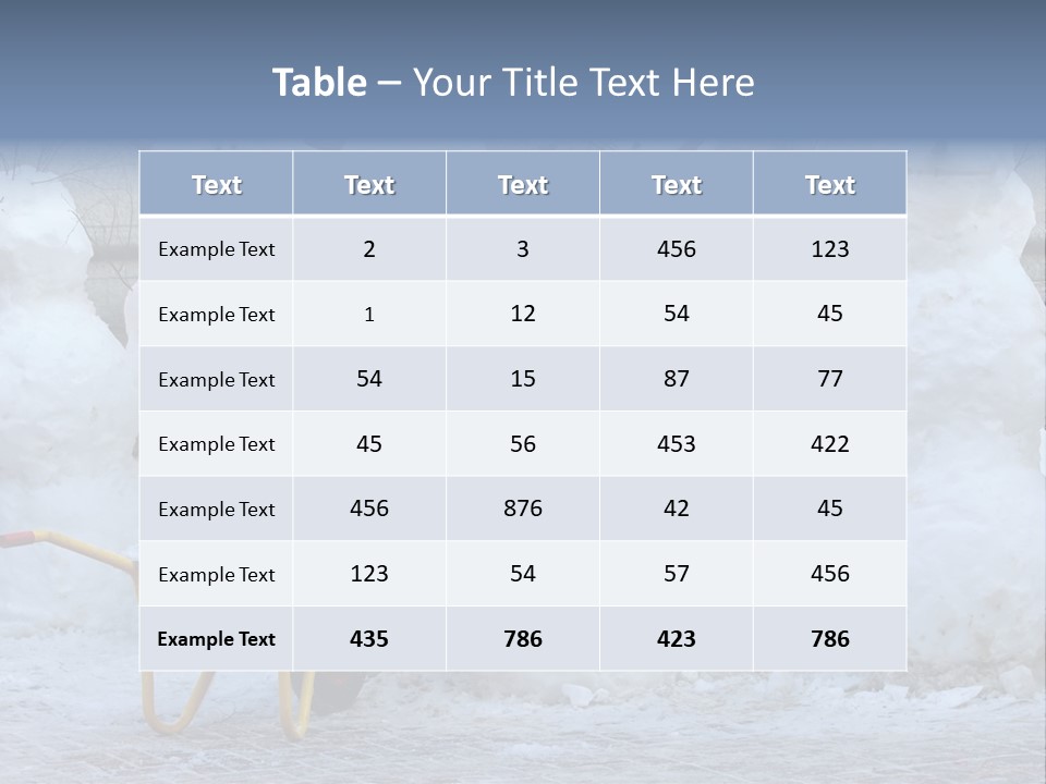 Snowballs-Tradition Al A Winter Entertainment PowerPoint Template