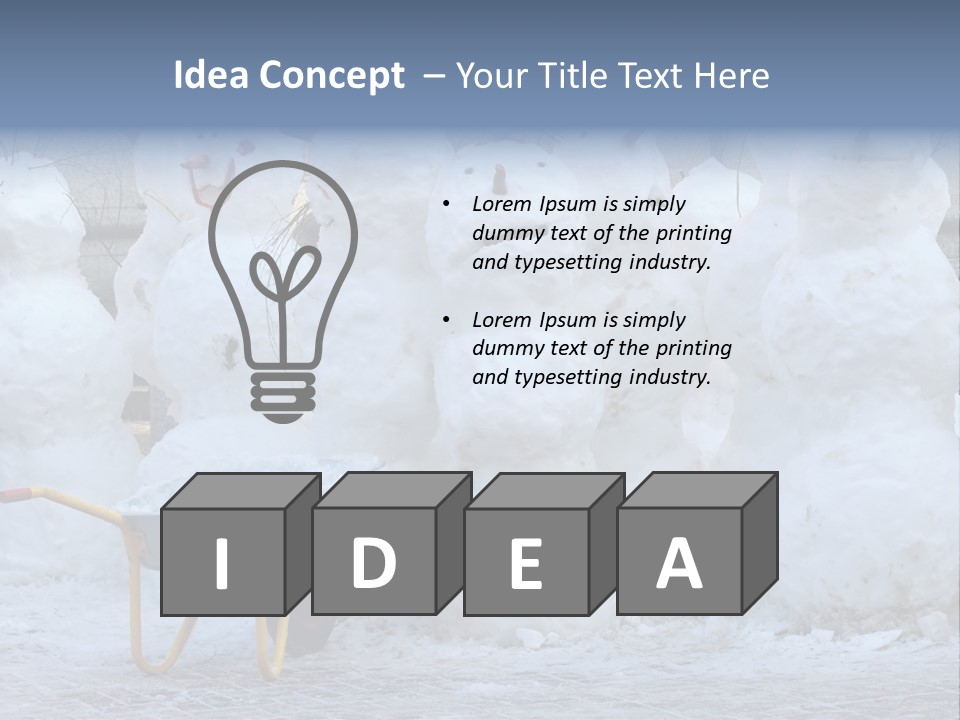 Snowballs-Tradition Al A Winter Entertainment PowerPoint Template