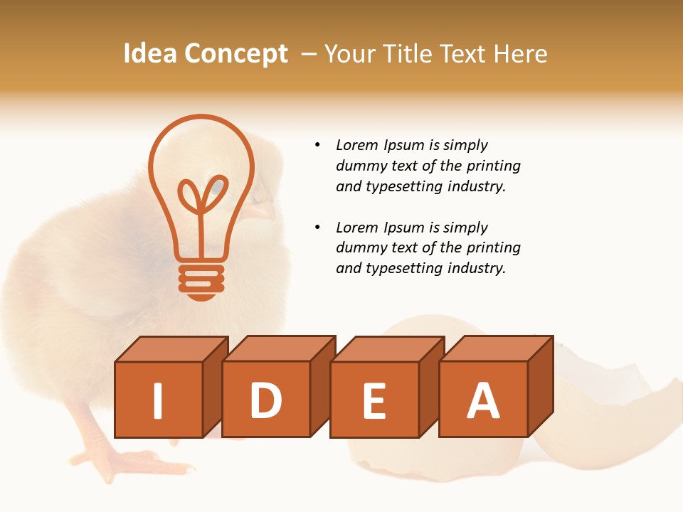 The Chick And The Egg PowerPoint Template