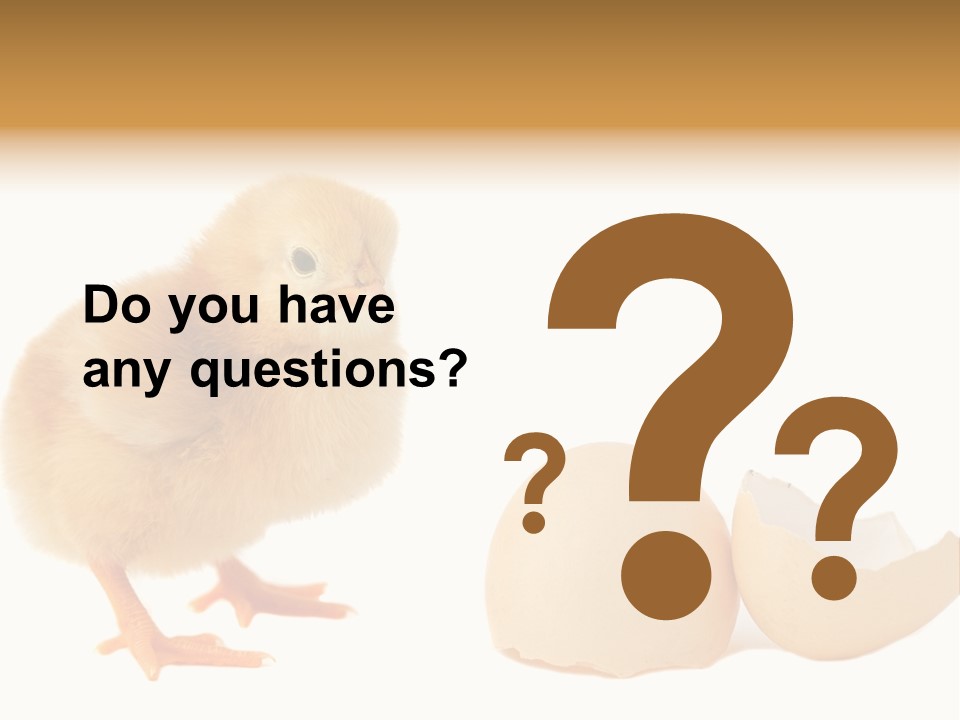 The Chick And The Egg PowerPoint Template