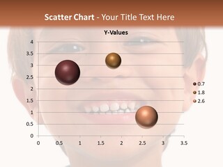 Portrait Of A Happiness Boy On White . PowerPoint Template