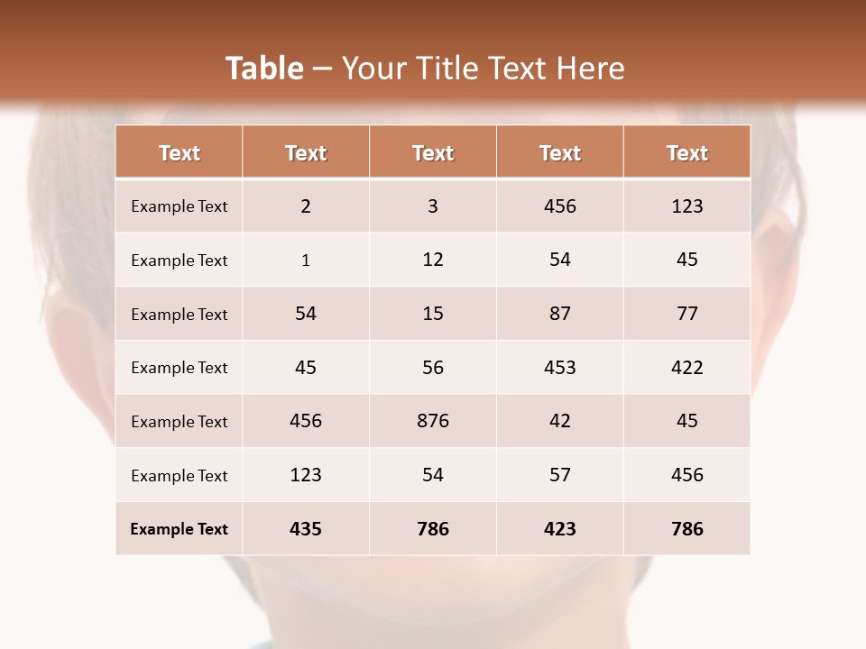 Portrait Of A Happiness Boy On White . PowerPoint Template