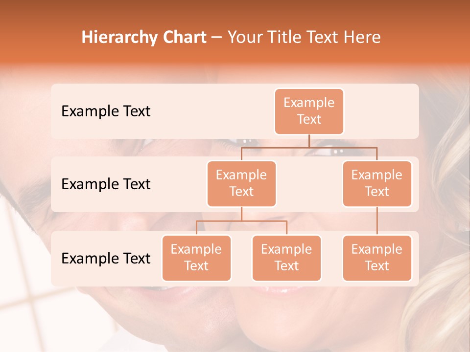 Young Love Couple Smiling. Over White Background PowerPoint Template