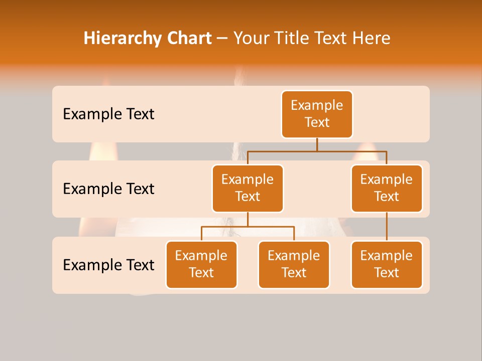 Candle Burning On Two Sides, As A Metaphor For Burn-Out PowerPoint Template