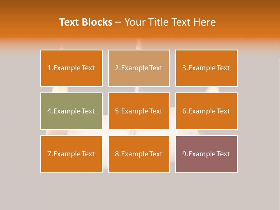 Candle Burning On Two Sides, As A Metaphor For Burn-Out PowerPoint Template