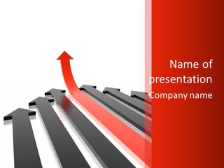 Arrows (From 3D Arrows Set) PowerPoint Template