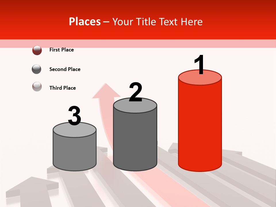 Arrows (From 3D Arrows Set) PowerPoint Template