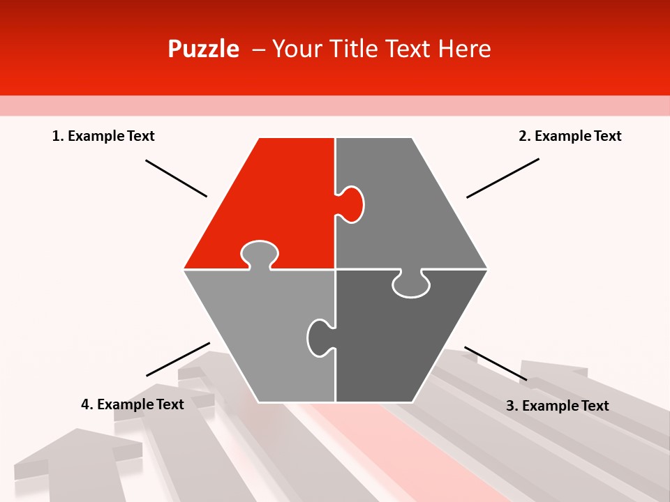Arrows (From 3D Arrows Set) PowerPoint Template