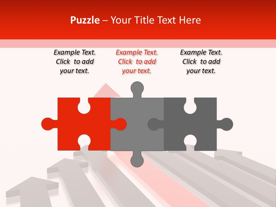 Arrows (From 3D Arrows Set) PowerPoint Template