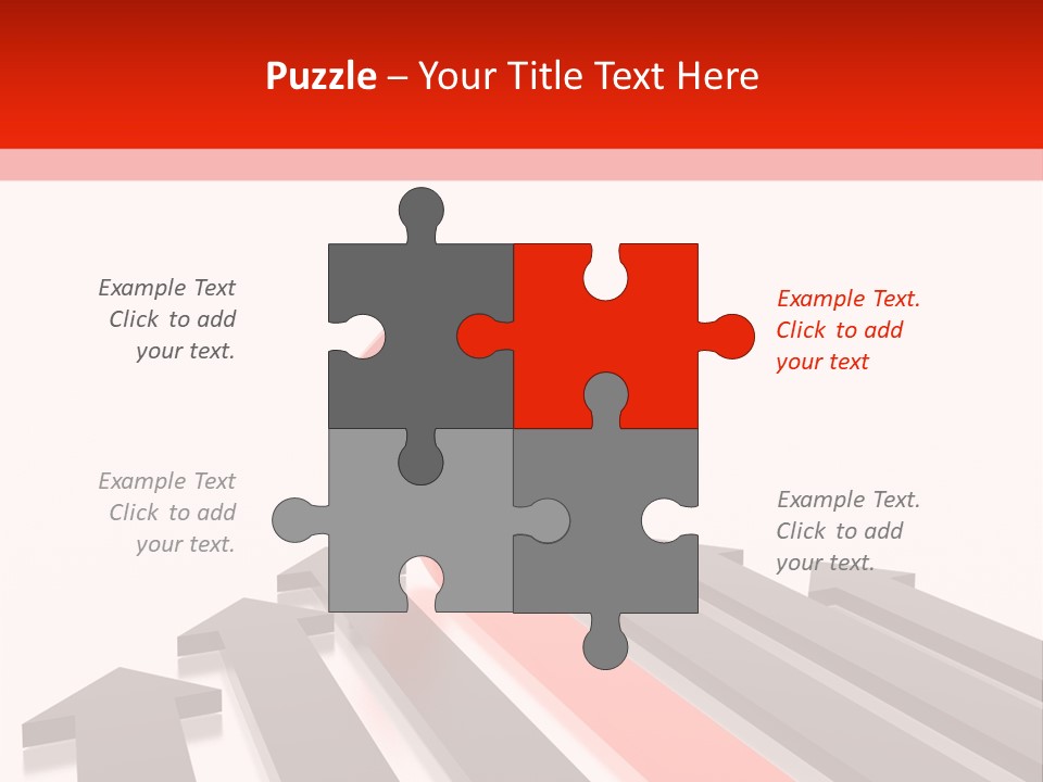Arrows (From 3D Arrows Set) PowerPoint Template