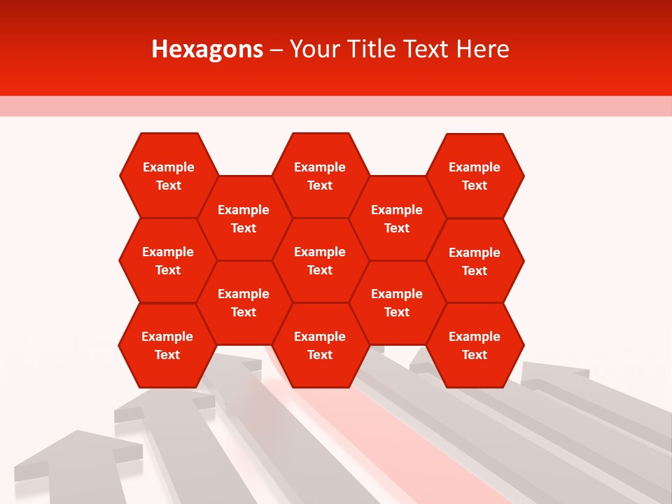 Arrows (From 3D Arrows Set) PowerPoint Template