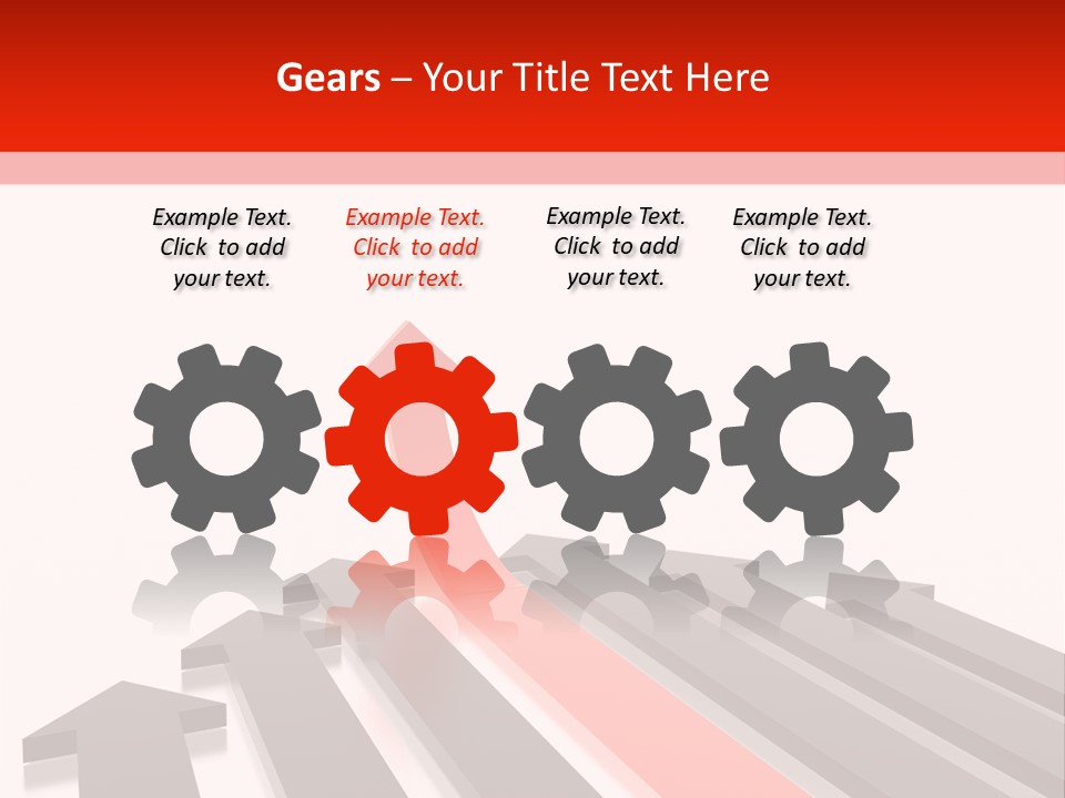 Arrows (From 3D Arrows Set) PowerPoint Template