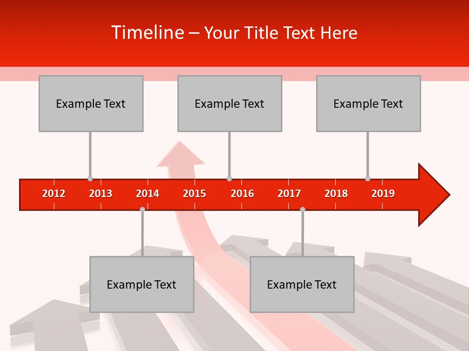 Arrows (From 3D Arrows Set) PowerPoint Template