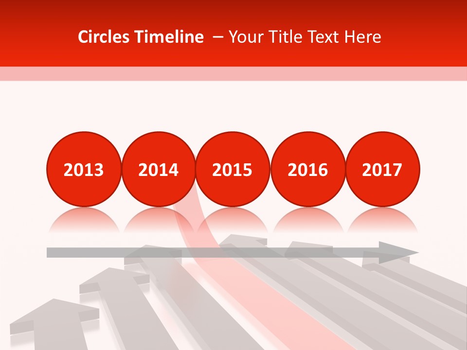 Arrows (From 3D Arrows Set) PowerPoint Template