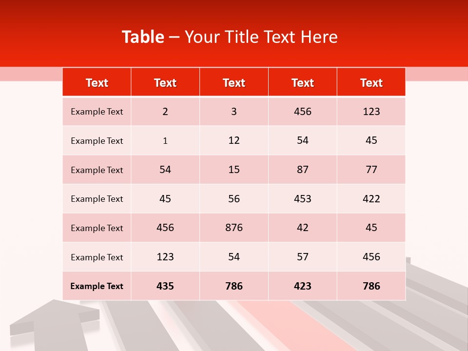 Arrows (From 3D Arrows Set) PowerPoint Template
