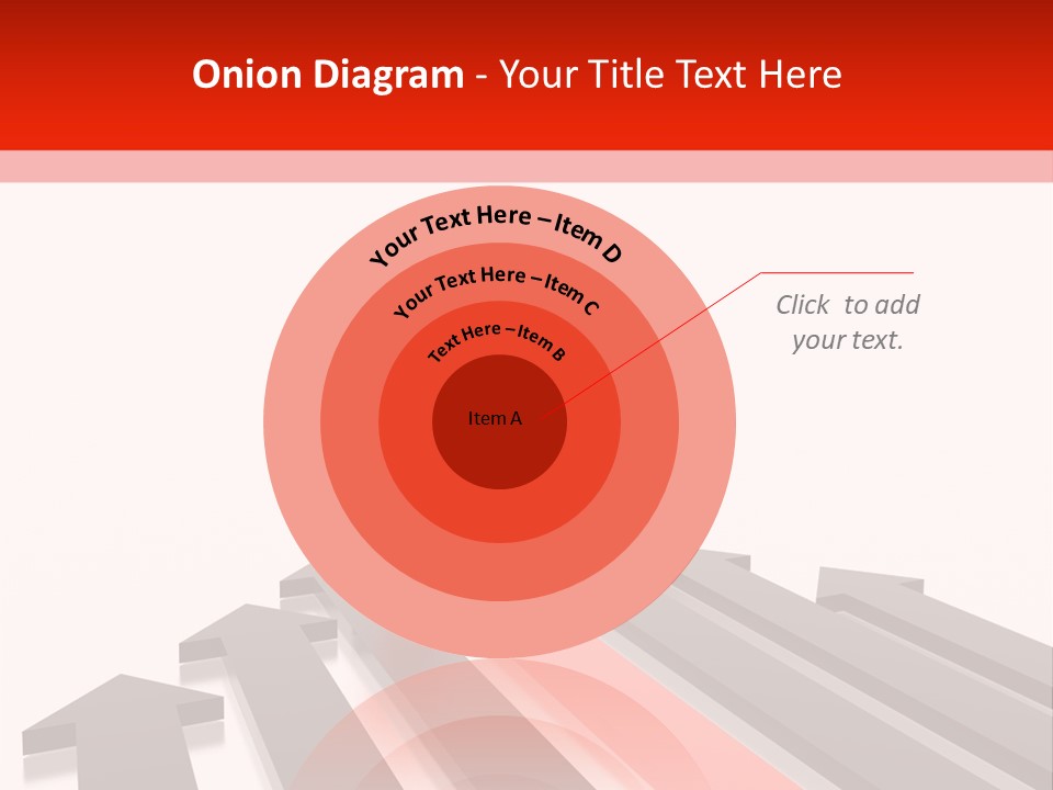 Arrows (From 3D Arrows Set) PowerPoint Template