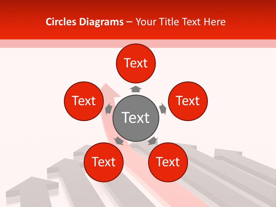 Arrows (From 3D Arrows Set) PowerPoint Template