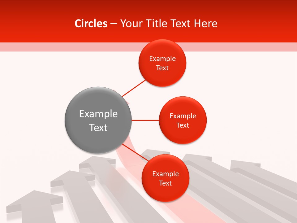 Arrows (From 3D Arrows Set) PowerPoint Template