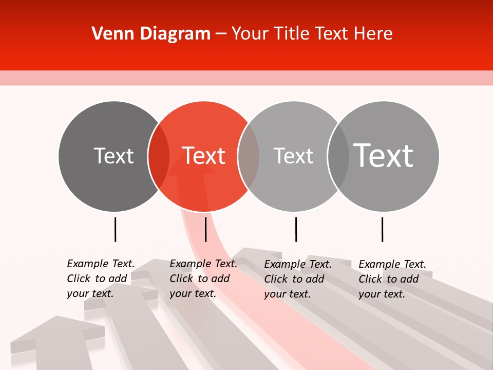 Arrows (From 3D Arrows Set) PowerPoint Template