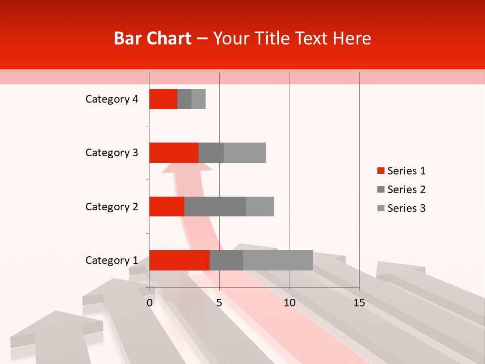 Arrows (From 3D Arrows Set) PowerPoint Template