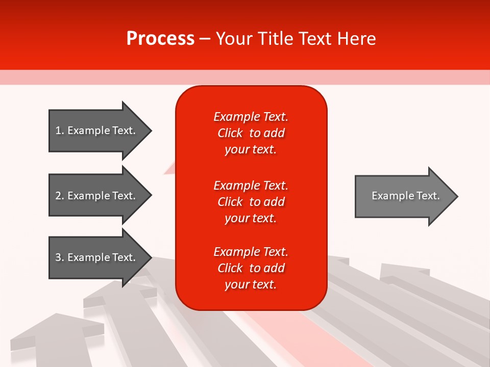 Arrows (From 3D Arrows Set) PowerPoint Template