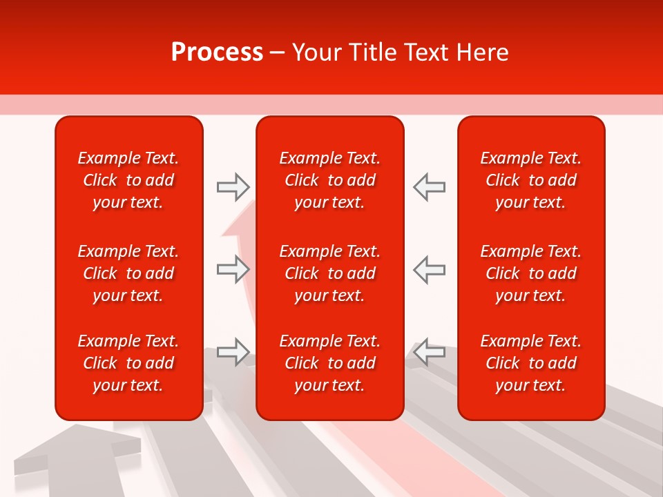 Arrows (From 3D Arrows Set) PowerPoint Template