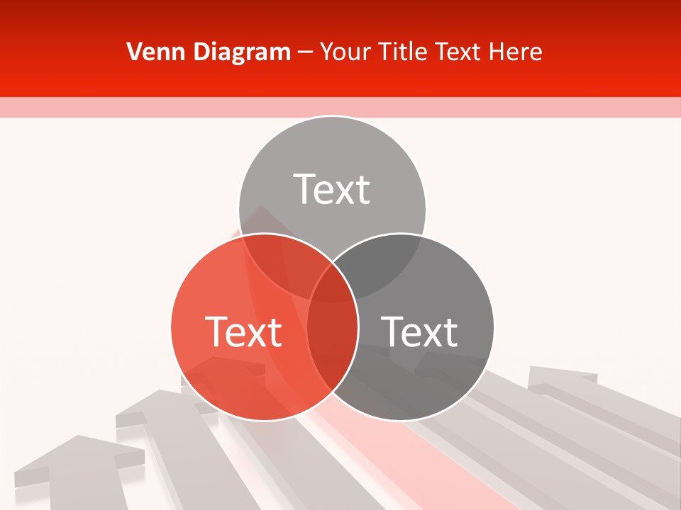 Arrows (From 3D Arrows Set) PowerPoint Template