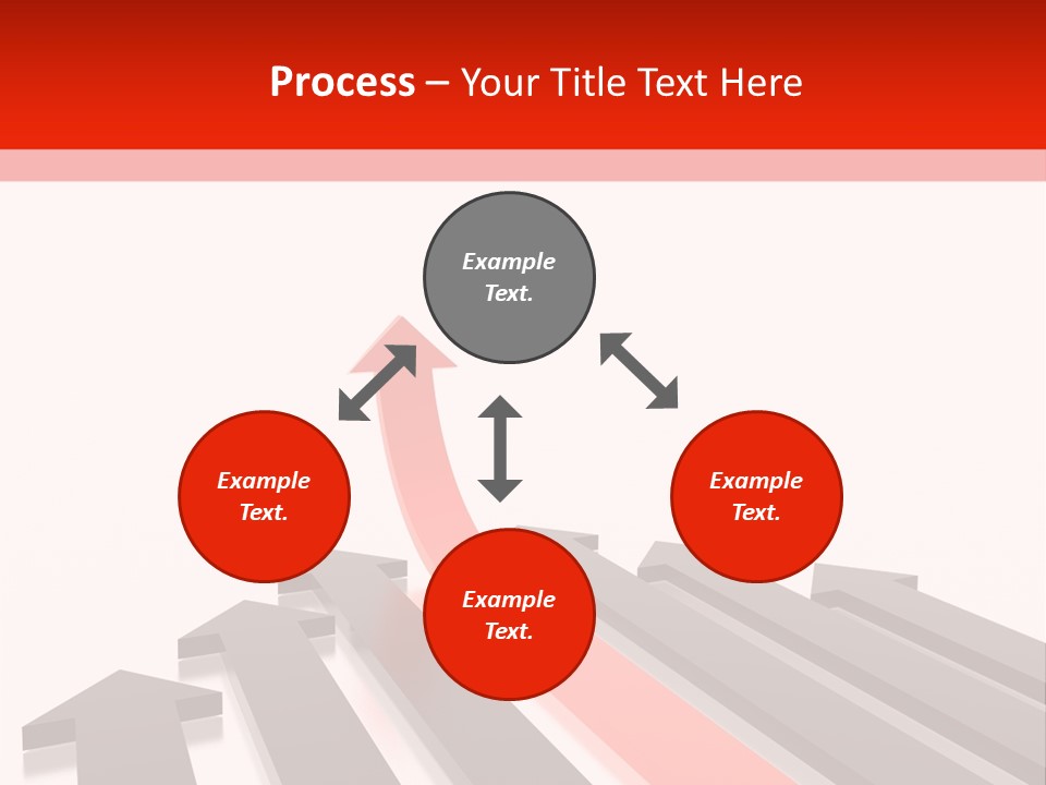Arrows (From 3D Arrows Set) PowerPoint Template