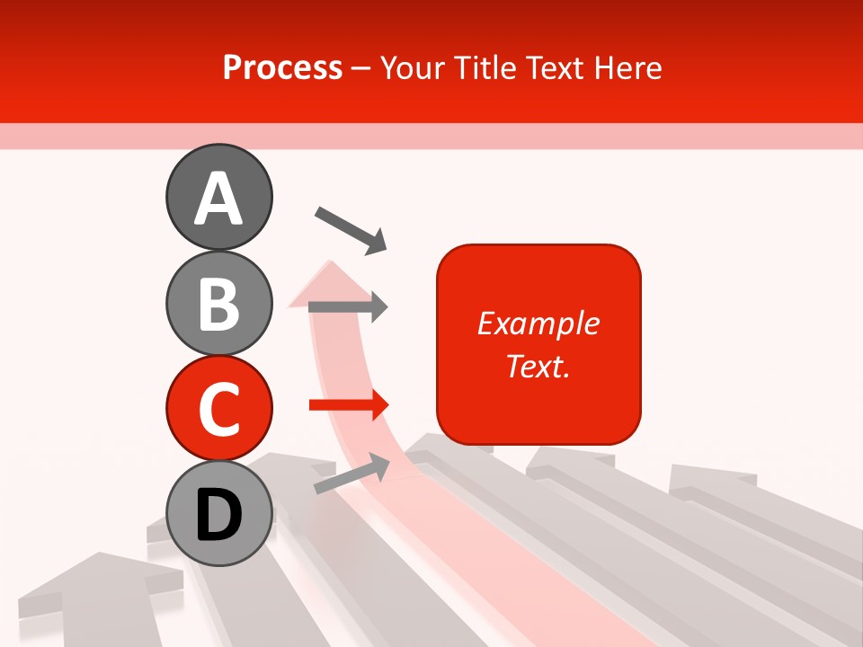 Arrows (From 3D Arrows Set) PowerPoint Template
